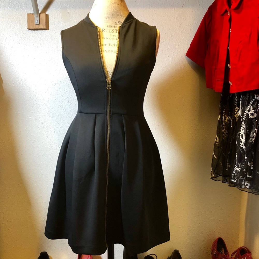 Sexy Black Fit and Flare Mini